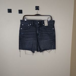 Madewell Relaxed Mid-Length Denim Shorts in Bradbrook Wash Size 29